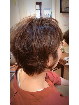 美容室 カナリア(Canaria) POPなふわクシュショート/30代/40代/50代/60代