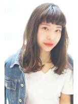 ビーハイブ 一番町店 アヴェダ(BEHIVE)&nbsp;オン眉サマーガール☆とろみゆるふわミディ