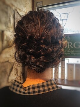 クレドガーデン 綾瀬店(CRED GARDEN) 編み込みアレンジ