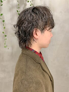 テトヘアー(teto hair) ウルフカット、ミディアムウルフ、パーマ、メンズカット