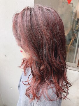 ヘアサロンエムフィス 池袋東口(HAIR SALON M Fe's) ネオウルフ/外ハネ/アッシュブラウン/デザインカラー