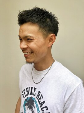 ネオリーブアイム 横浜西口店(Neolive aim) 横浜かき上げツーブロックビジネス七三オールバックコンマヘア2