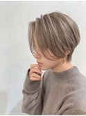大人っぽお洒落ショート　うざバング