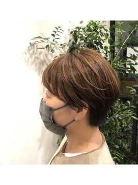 リカモ(ricamo) マッシュ×耳掛けアレンジショート