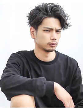 フレームプラス 御堂筋難波店(FRAME +) かき上げワイルドメンズショート