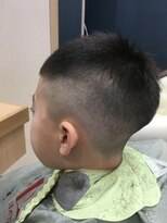 ヘアサロンアンドヘアメイクディー(hair salon hair make D)&nbsp;仙台D　子供カット×キッズフェード×オンザブラックスキンstyle