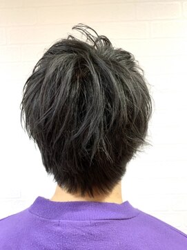 えほん美容室 ブリーチオンカラー★グレーアッシュ