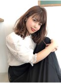 大人かわいい小顔外ハネボブ