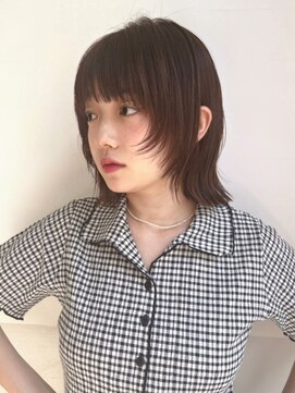 ポーチバイハニー オモテサンドウ(PORCH by HONEY omotesando) 大人可愛い10代20代30代小顔ウルフボブ×モカブラウン