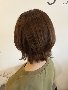 レポヘアー(Repos hair) 20代30代大人可愛い小顔ショート丸みボブウルフカット