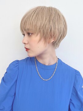 セイドット フクオカ(Say.FUKUOKA) Say.岩井 ハイトーンカラーマッシュショート大人ショート