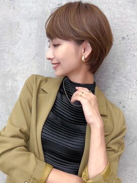 オーブ ヘアー アディ 佐賀店(AUBE HAIR adii) 20代・30代_大人可愛い丸みショート