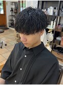 メンズ/マッシュ/ツイストパーマ