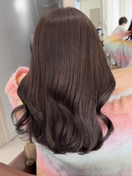 ヘアーアイスカルテット(HAIR ICI QUARTET) 小顔ショコラアッシュヘルシースタイルふんわりカール