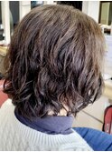 大人可愛いショートウェーブ/スタイリングが楽に/30代40代50代