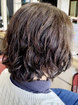 ヘアークリアー 春日部 大人可愛いショートウェーブ/スタイリングが楽に/30代40代50代