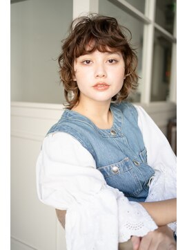 マグノリア オモテサンドウ(MAGNOLiA Omotesando) くしゃっとグランマッシュウルフ・・・HINATA