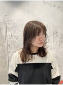 ★小顔似合わせカットフェミニンロングレイヤーメルティカラー