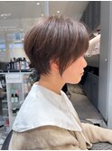 イメチェン×ショート前髪レイヤーブリーチなしダブルカラー[柏]