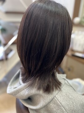 コア フィール ア デイ(COIFFURE A DAY) 【ウルフ女子ヘア】髪質改善カラー