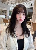 ミディアムレイヤー/20代/30代40代/表参道