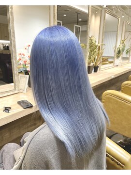 ビューティービースト 防府店(beauty:beast) ハイトーン／アイスブルーカラー
