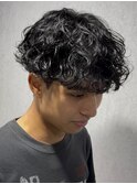 【波巻きスパイラル】マッシュ/メンズパーマ/メンズカット/池袋
