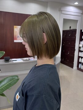 結び(musubi) オリーブベージュ×bob