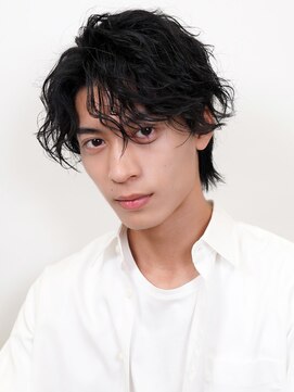 ラフィス ヘアーヴェイル 梅田店(La fith hair vail) 【La fith】メンズカット×シャドウパーマ×センターパート