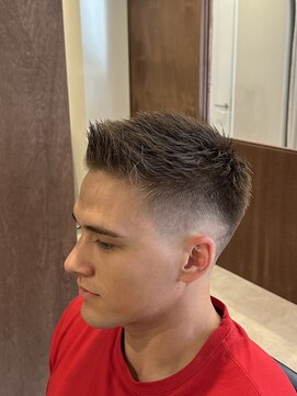 アザーハーフ(Other Half) フェードxアップバング フェザーアップスタイル!