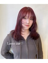 クム(kumu) 韓国へア/レイヤー/顔周り/ボブ/透明感カラー