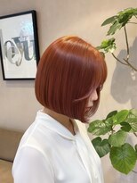 スリー(Three) 【ボブ×オレンジ】