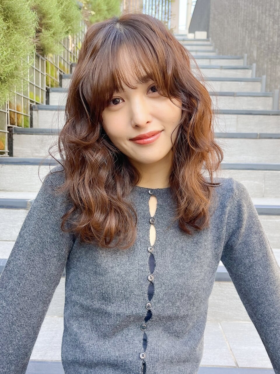 unami】ふわっとウェーブ 澤田杏奈：L265545006｜アンアミ