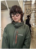 yosuke カラーとパーマを一緒に楽しむブラウンレイヤーパーマ