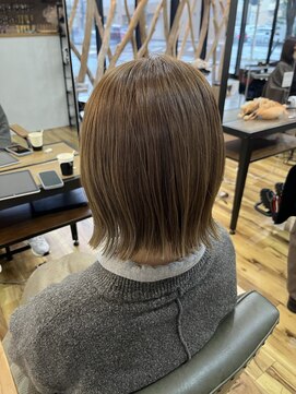 ラグヘアーワークス 草薙店(LAG HAIR WORKS) 顎ラインボブ
