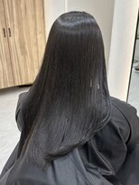 ジーナ 吉塚(Zina) 艶髪 ダークグレージュ【福田れん】吉塚美容室 髪質改善 暗髪