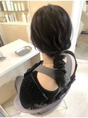 ゆる編みおろしアレンジ