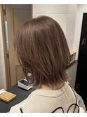 ミルクティーベージュ×くびれレイヤー
