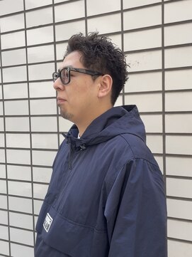 ソリズ ヘア クルー 池袋(SOLIZ HAIR CREW) 大人かっこいいピンパーマ