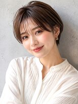 アディ 中野南口店(Addi)&nbsp;丸みが柔らかなブラウンレイヤーショート