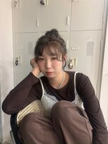 ビーヘアー 近鉄八尾店(Bee.hair)&nbsp;後れ毛がかわいいラフなお団子／近鉄八尾