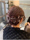 ＊結婚式やパーティー成人式和装着物浴衣ヘアセットヘアアレンジ