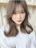 モテシースルーくびれ（ピンクベージュボブルフ）