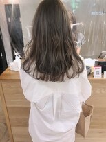 ローレンジウ(LOREN JU)&nbsp;透明感髪質改善ベージュダブルカラーミルクティーグレージュ