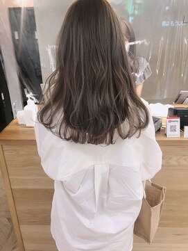 ローレンジウ(LOREN JU) 透明感髪質改善ベージュダブルカラーミルクティーグレージュ