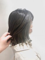 リア(Li'a by neolive) インナーカラー　グレー　6 貝塚