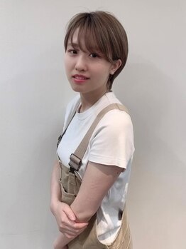 ファースト 山形店(first)の写真/ナチュラルな可愛さを取り入れるなら【鈴木花奈】さんにお任せ♪ブリーチカラーも得意◎