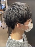 2ブロ刈上げマッシュ3