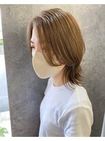 アンテナ 安城店(ANTENA) ミディアムウルフ　くびれヘア