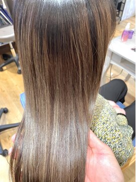 スリアン(sourian) ハイライト縮毛矯正×髪質改善